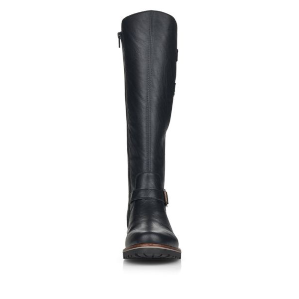 Remonte Synthetic leather Women's Tall Boots| R6590 Tall Boots - Black | Free Delivery