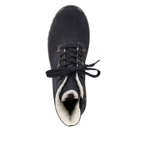 Rieker Synthetic Material Women's short boots| Y3401 Ankle Boots - Blue | Free Delivery