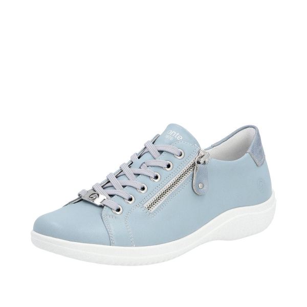 Remonte Women's shoes | Style D1E03 Athletic Lace-up with zip - Blue | Free Delivery