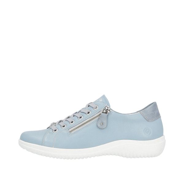Remonte Women's shoes | Style D1E03 Athletic Lace-up with zip - Blue | Free Delivery