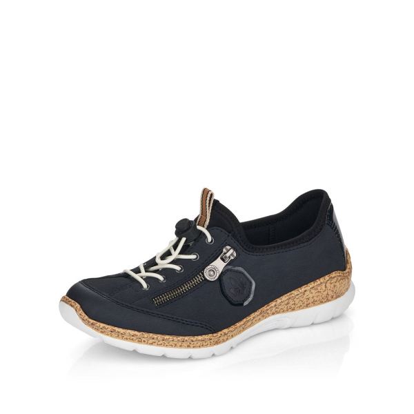 Rieker Women's shoes | Style N4263 Athletic Slip-on - Navy | Free Delivery