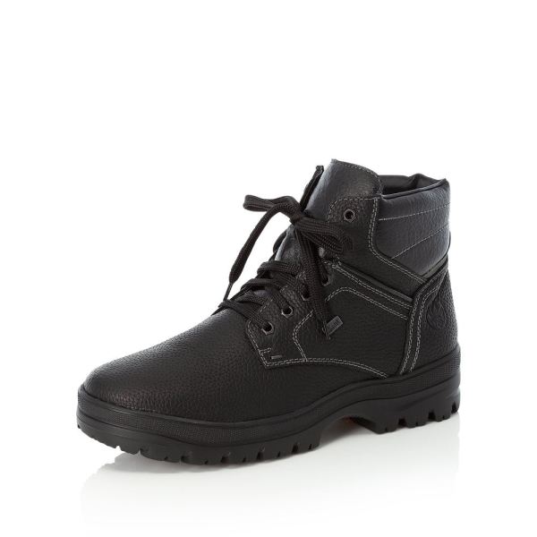 Rieker Leather Men's Boots| F5423-00 Ankle BootsFlip Grip - Black | Free Delivery