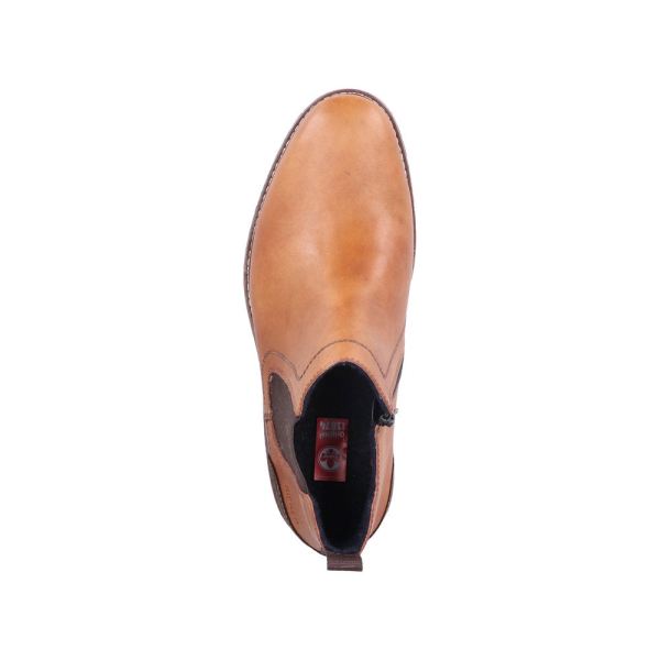Rieker Leather Men's Boots| 13751 Ankle Boots - Orange | Free Delivery