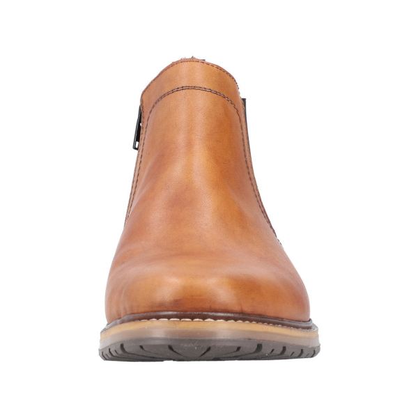 Rieker Leather Men's Boots| 13751 Ankle Boots - Orange | Free Delivery