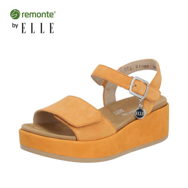 Remonte Women's sandals | Style D1N50 Dress Sandal - Orange | Free Delivery