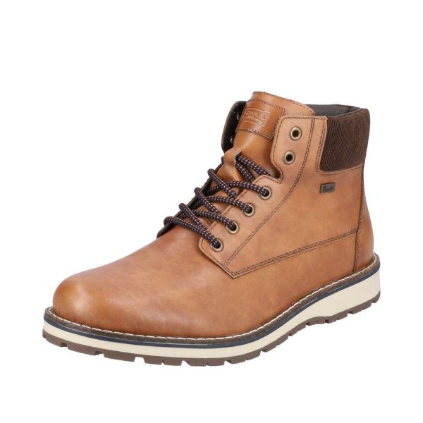 Rieker Leather Men's Boots| 38405 Ankle Boots - Brown | Free Delivery