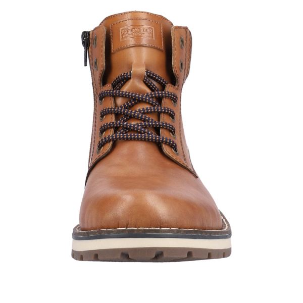 Rieker Leather Men's Boots| 38405 Ankle Boots - Brown | Free Delivery