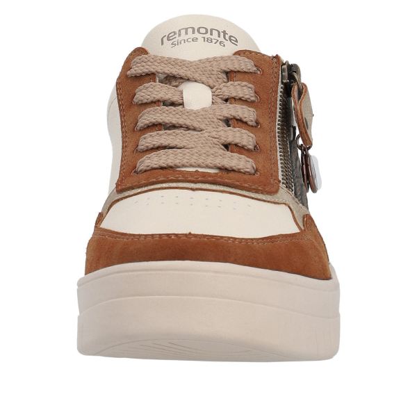 Remonte Women's shoes | Style D0J01 Athletic Lace-up with zip - Brown Combination | Free Delivery