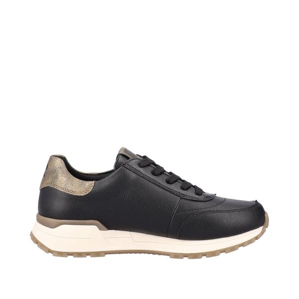 Rieker EVOLUTION Leather Women's shoes| W0604 - Black | Free Delivery