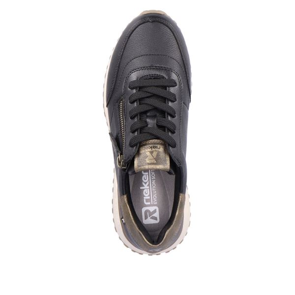 Rieker EVOLUTION Leather Women's shoes| W0604 - Black | Free Delivery