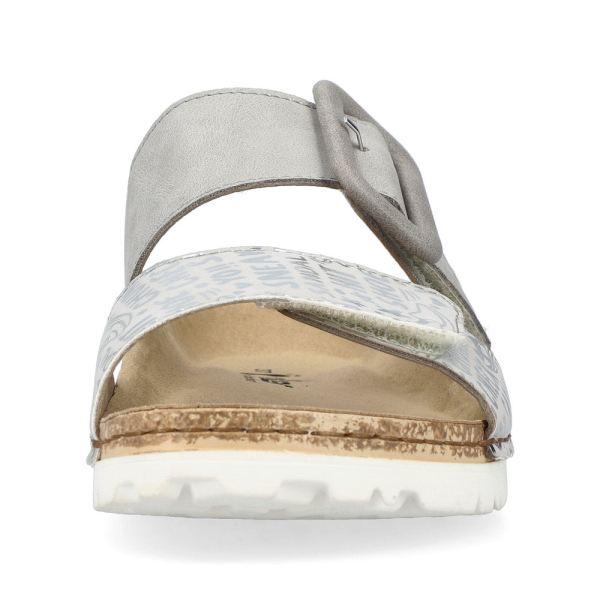 Rieker Women's sandals | Style 69881 Casual Mule - Grey | Free Delivery