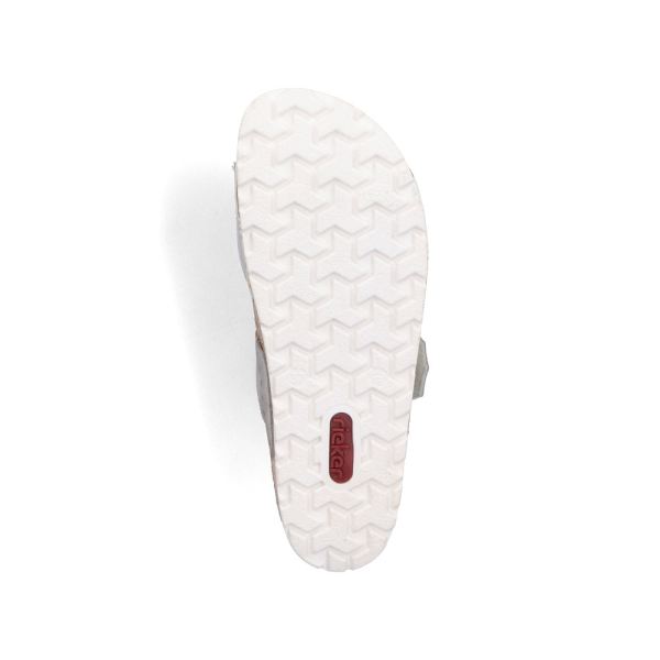 Rieker Women's sandals | Style 69881 Casual Mule - Grey | Free Delivery