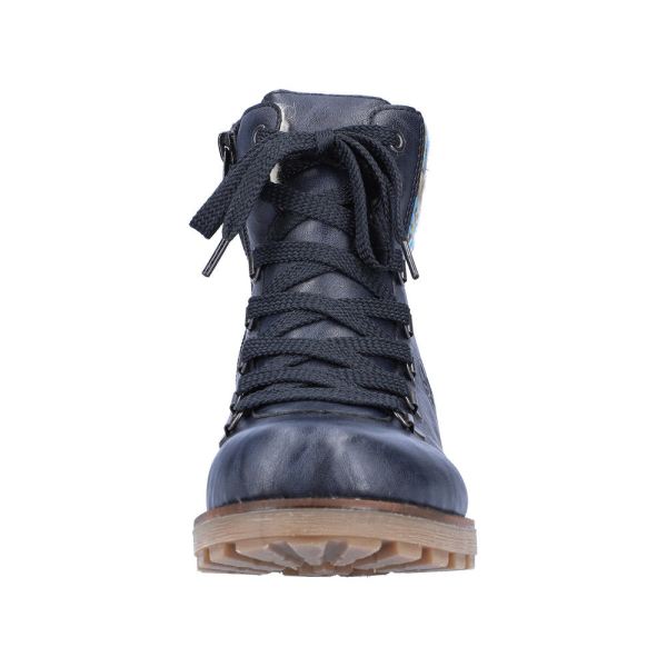 Rieker Synthetic Material Women's short boots| Z0445 Ankle Boots - Blue | Free Delivery