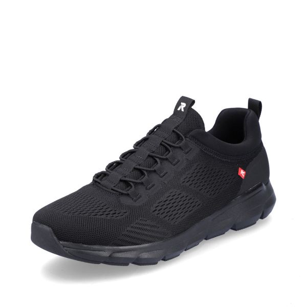 Rieker EVOLUTION Textile Men'S Shoes | 07805 Athleisure Shoes - Black Combination | Free Delivery