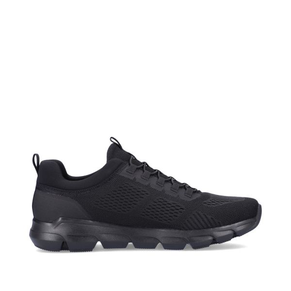 Rieker EVOLUTION Textile Men'S Shoes | 07805 Athleisure Shoes - Black Combination | Free Delivery