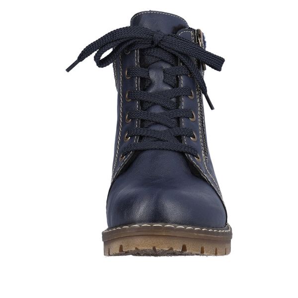 Rieker Synthetic Material Women's short boots| Y9105 Ankle Boots - Blue | Free Delivery