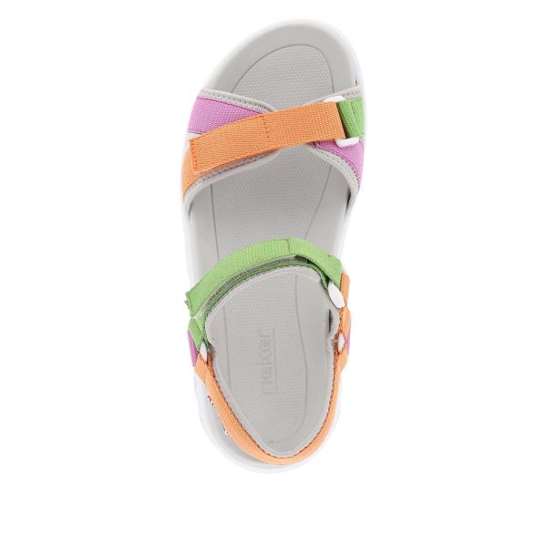Rieker EVOLUTION Women's sandals | Style V8401 Athletic Trekking - Multi | Free Delivery