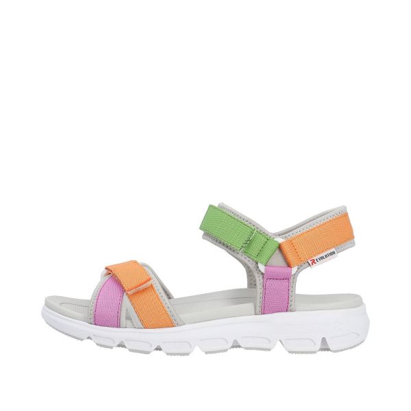 Rieker EVOLUTION Women's sandals | Style V8401 Athletic Trekking - Multi | Free Delivery
