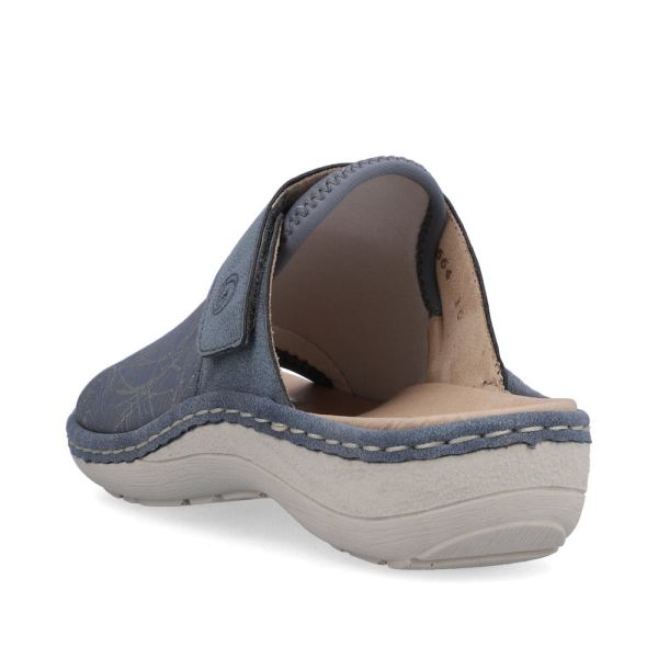Remonte Women's sandals | Style D7664 Casual Mule - Blue Combination | Free Delivery