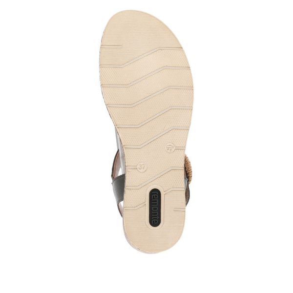 Remonte Women's sandals | Style D3067 Dress Sandal - Green Combination | Free Delivery