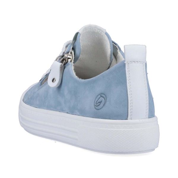 Remonte Women's shoes | Style D0917 Casual Lace-up with zip - Blue Combination | Free Delivery
