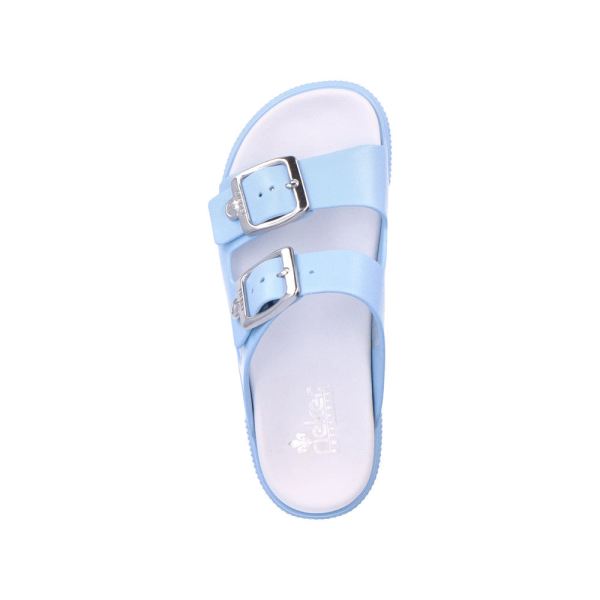 Rieker Women's sandals | Style P2180 Casual Mule - Blue | Free Delivery