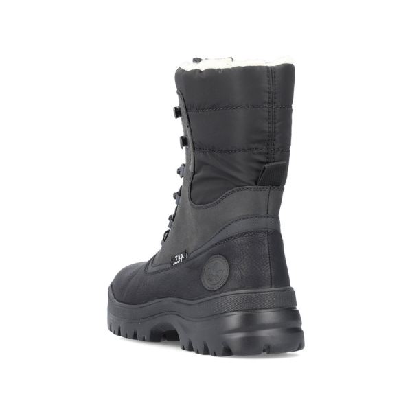 Rieker Synthetic leather Men's boots| F5424 Ankle BootsFlip Grip - Black | Free Delivery