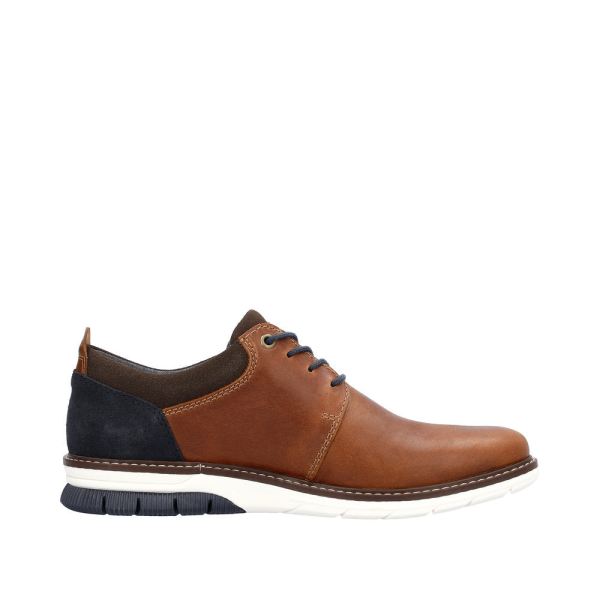 Rieker Men's shoes | Style 14405 Dress Lace-up - Brown | Free Delivery