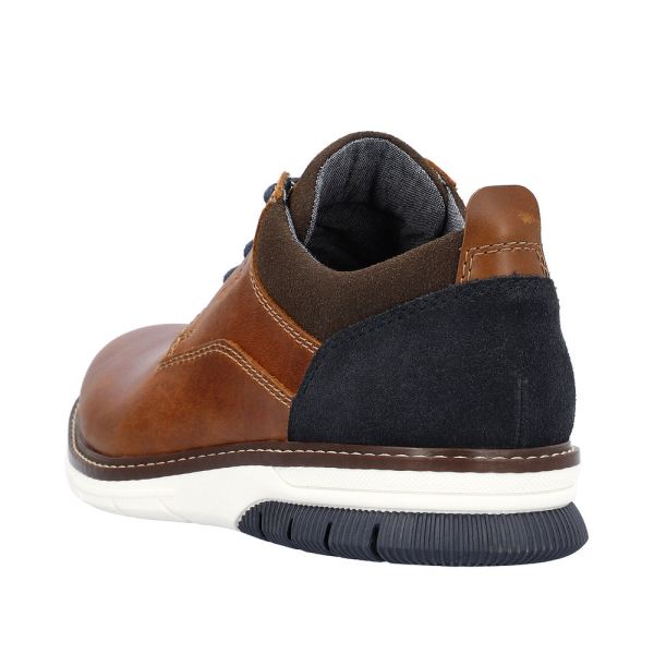 Rieker Men's shoes | Style 14405 Dress Lace-up - Brown | Free Delivery