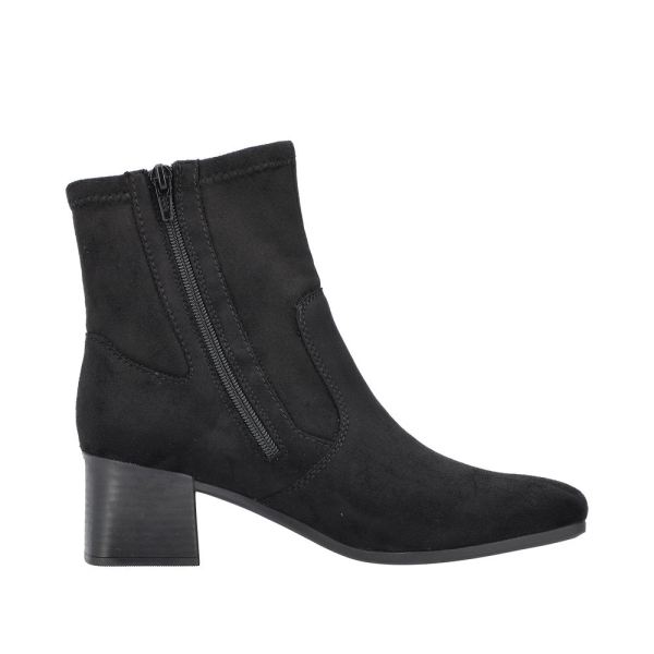 Rieker Textile Women's short boots| 70971 Ankle Boots - Black | Free Delivery