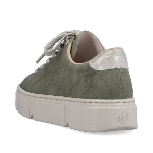 Rieker Women's shoes | Style N59W2 Athletic Lace-up - Green | Free Delivery