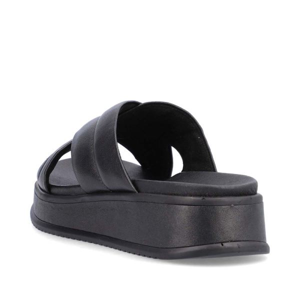 Rieker EVOLUTION Women's sandals | Style W0802 Casual Mule - Black | Free Delivery