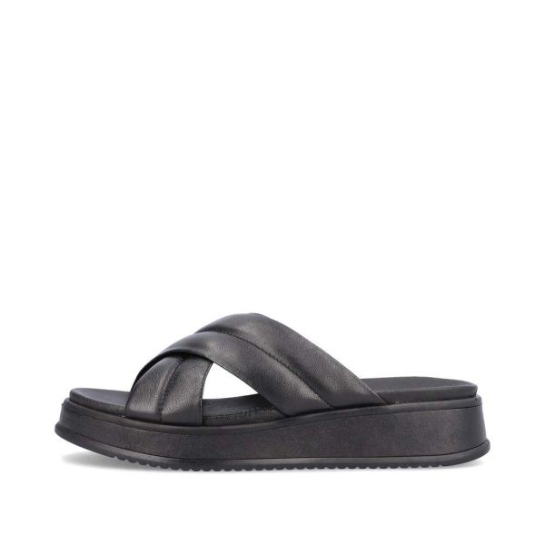 Rieker EVOLUTION Women's sandals | Style W0802 Casual Mule - Black | Free Delivery