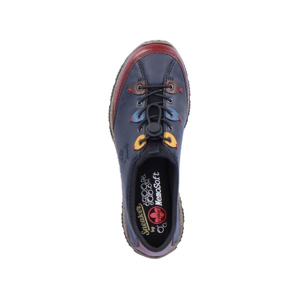 Rieker Synthetic Material Women's shoes| N3271-68 - Blue Combination | Free Delivery