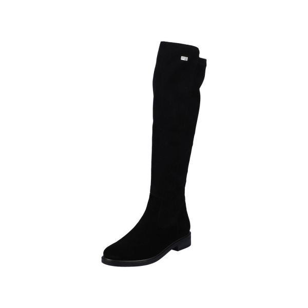 Remonte Suede Leather Women's' Tall Boots| D8387 Tall Boots - Black | Free Delivery