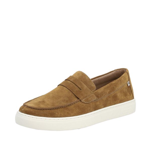 Rieker EVOLUTION Men's shoes | Style U0703 Casual Slip-on - Brown | Free Delivery