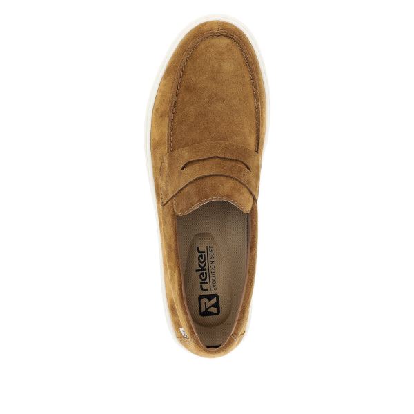 Rieker EVOLUTION Men's shoes | Style U0703 Casual Slip-on - Brown | Free Delivery