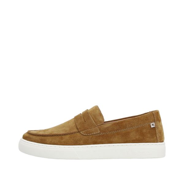 Rieker EVOLUTION Men's shoes | Style U0703 Casual Slip-on - Brown | Free Delivery