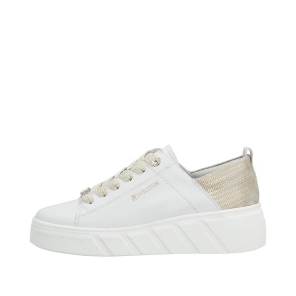 Rieker EVOLUTION Women's shoes | Style W0502 Athletic Lace-up - White | Free Delivery