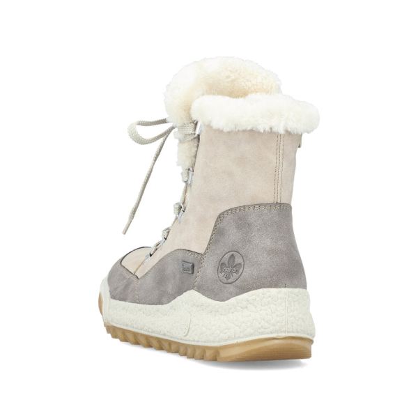 Rieker Synthetic leather Women's Short Boots| Y4744 Ankle Boots - Beige | Free Delivery