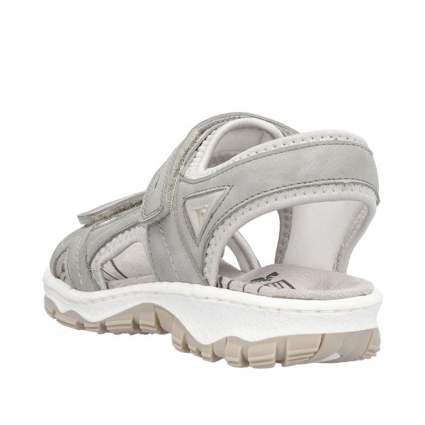 Rieker Women's sandals | Style 68866 Athletic Trekking - Grey | Free Delivery
