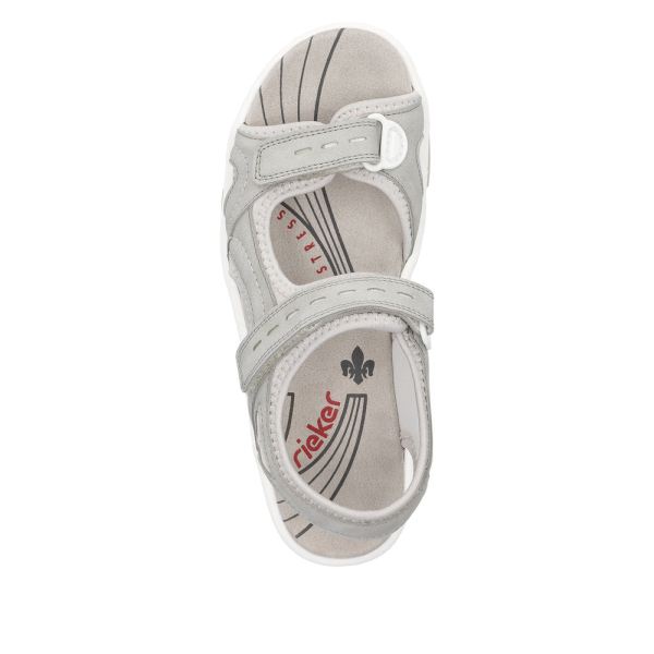 Rieker Women's sandals | Style 68866 Athletic Trekking - Grey | Free Delivery