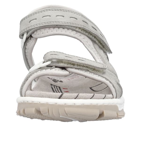 Rieker Women's sandals | Style 68866 Athletic Trekking - Grey | Free Delivery