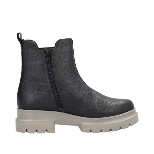Remonte Leather Women's mid height boots| D8984 Mid-height Boots - Black | Free Delivery