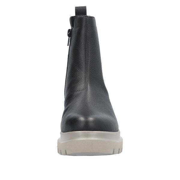Remonte Leather Women's mid height boots| D8984 Mid-height Boots - Black | Free Delivery