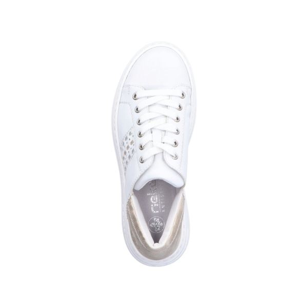 Rieker Women's shoes | Style N5440 Athletic Lace-up - White | Free Delivery