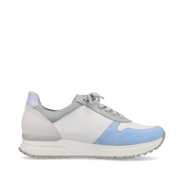 Rieker Women's shoes | Style N7422 Casual Lace-up with zip - White Combination | Free Delivery