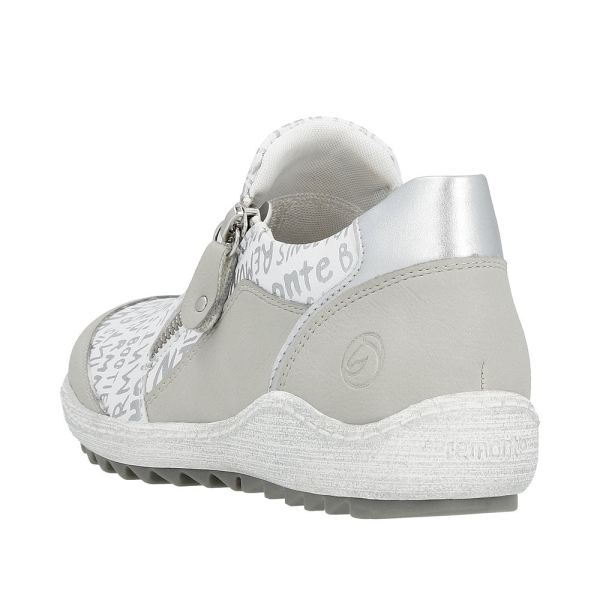 Remonte Women's shoes | Style R1428 Casual Zipper - White Combination | Free Delivery