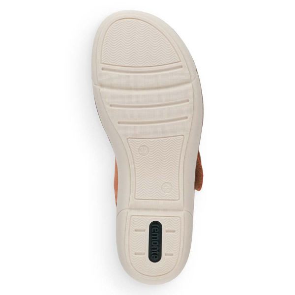 Remonte Women's sandals | Style R6853 Casual Sandal - Orange | Free Delivery