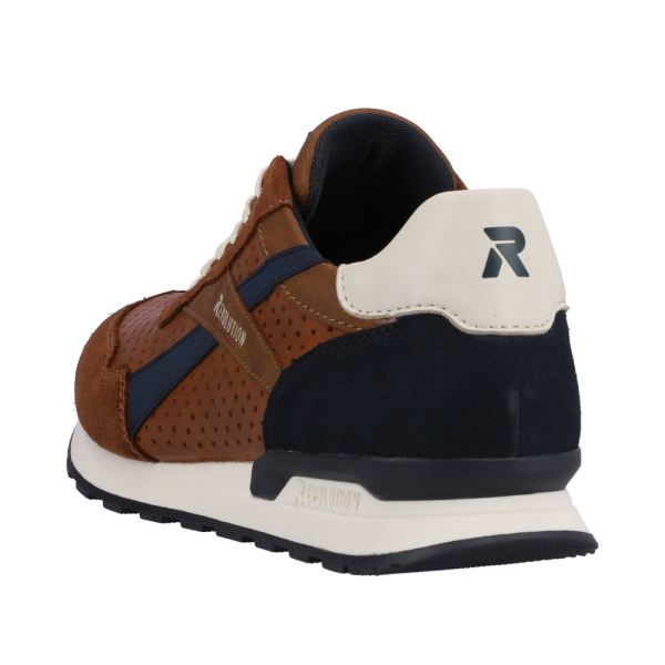 Rieker EVOLUTION Men's shoes | Style U0302 Athletic Lace-up - Brown | Free Delivery